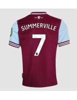 Moške Nogometnih dresov West Ham United Crysencio Summerville #7 Domači 2024-25 Kratki rokavi